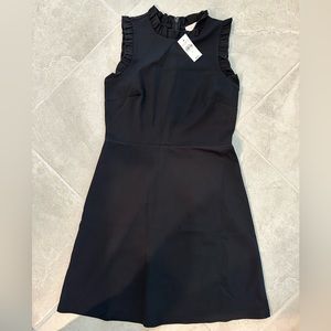 NEW Loft little black ruffle dress
